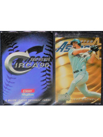CIRCA, FLEER, MLB baseball, 8 card HOBBY PACK sealed, JEFF BAGWELL, BOSS 37, 1996